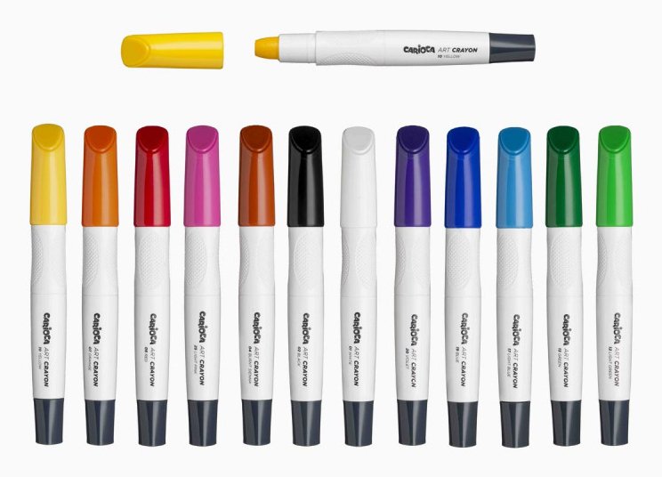 EAN 8003511452131 - Carioca Art Crayon Multicolor 12 pieza(s) imagen 4