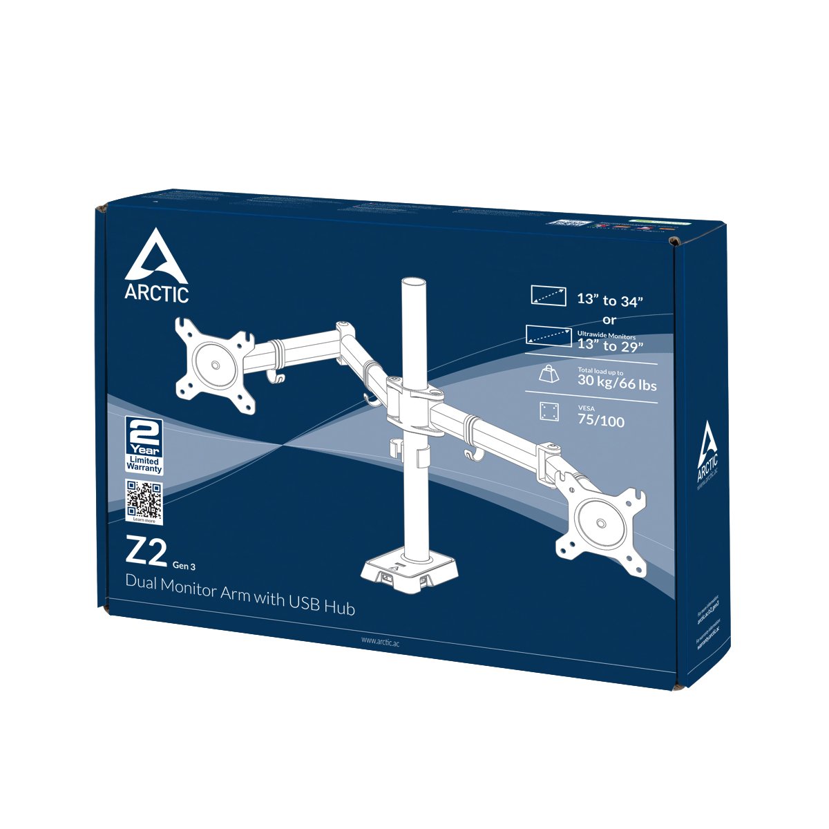 EAN 4895213701280 - ARCTIC Z2 (Gen 3) 86,4 cm (34") Escritorio Negro imagen 11