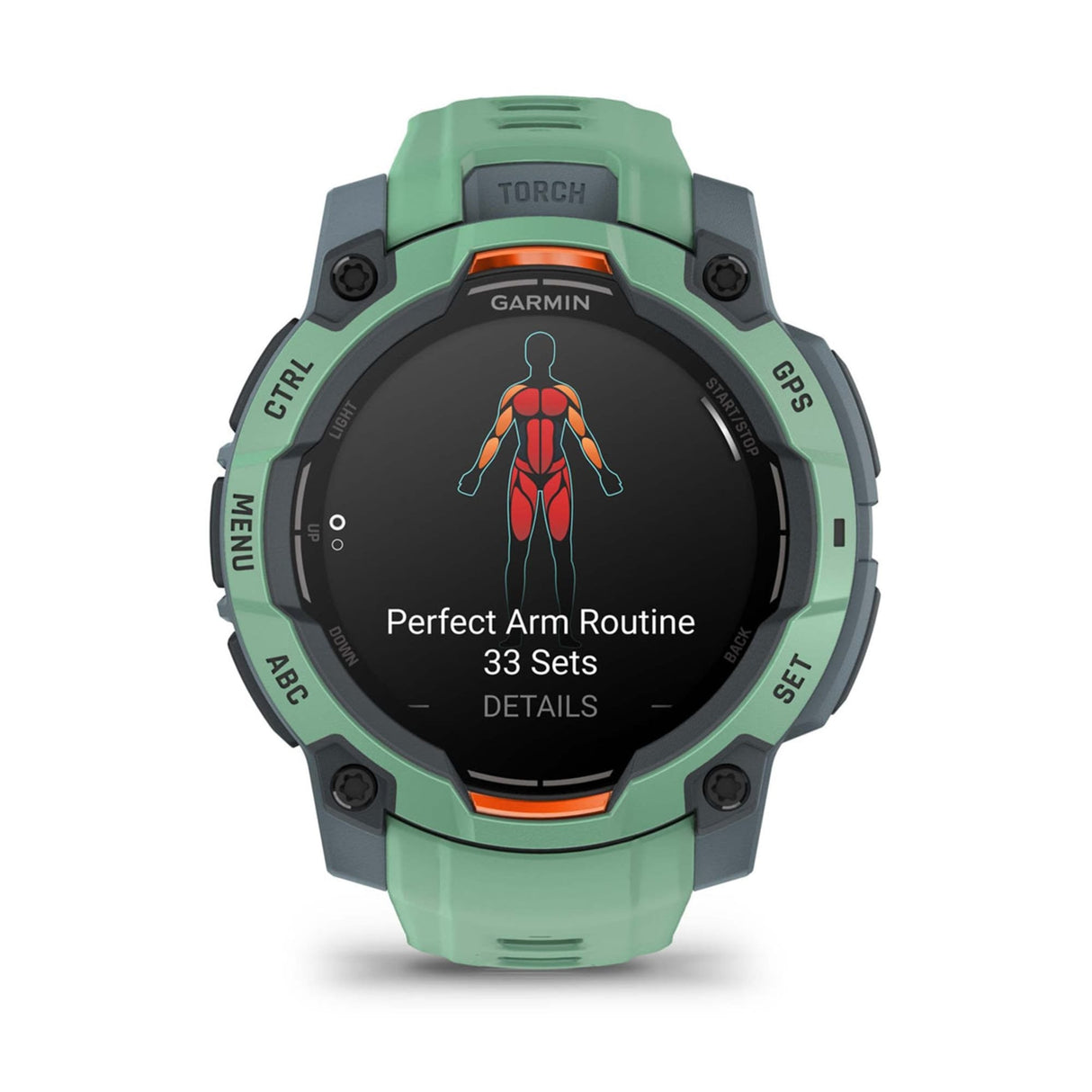Garmin Instinct 3 Amoled 45mm Verde Con Correa Verde - Reloj Inteligente Con Gps