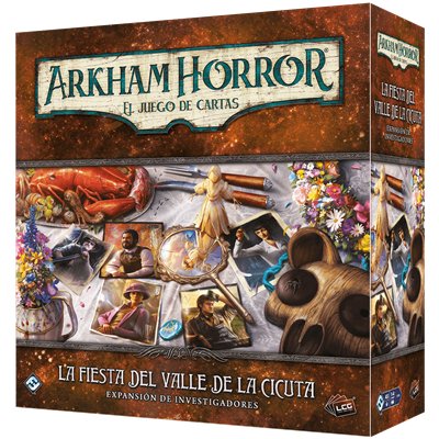 Juego De Mesa Arkham Horror Lcg La Fiesta Del Valle De La Cicuta Expansion Investigadores Edad Recomendada 14 Años