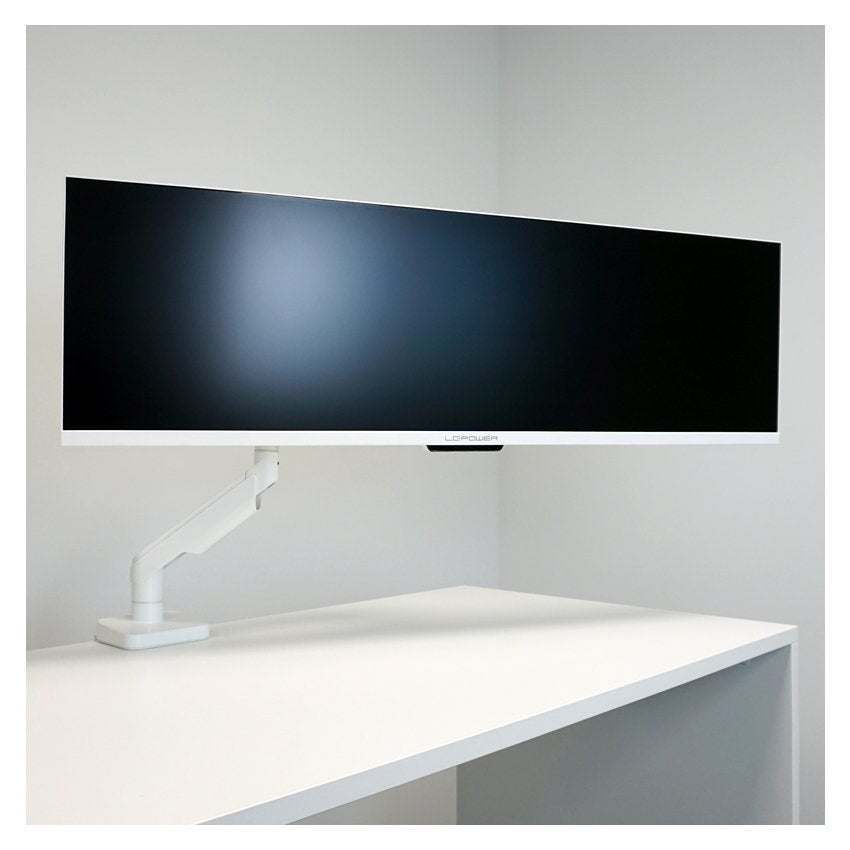 EAN 4260070129469 - LC-Power LC-EQ-A49W soporte para monitor 124,5 cm (49") Escritorio Blanco imagen 3