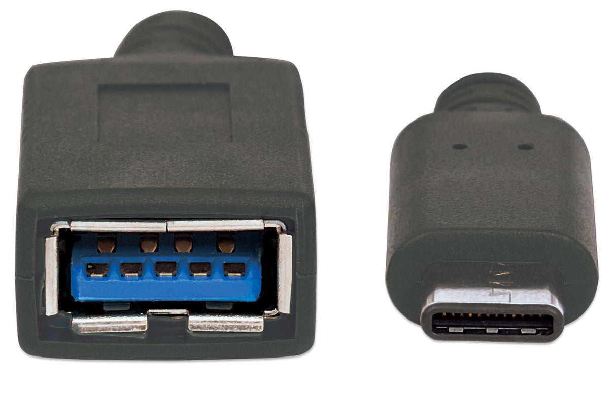 EAN 0766623355285 - Manhattan 355285 cable USB USB 3.2 Gen 1 (3.1 Gen 1) 0,15 m USB C USB A Negro imagen 3