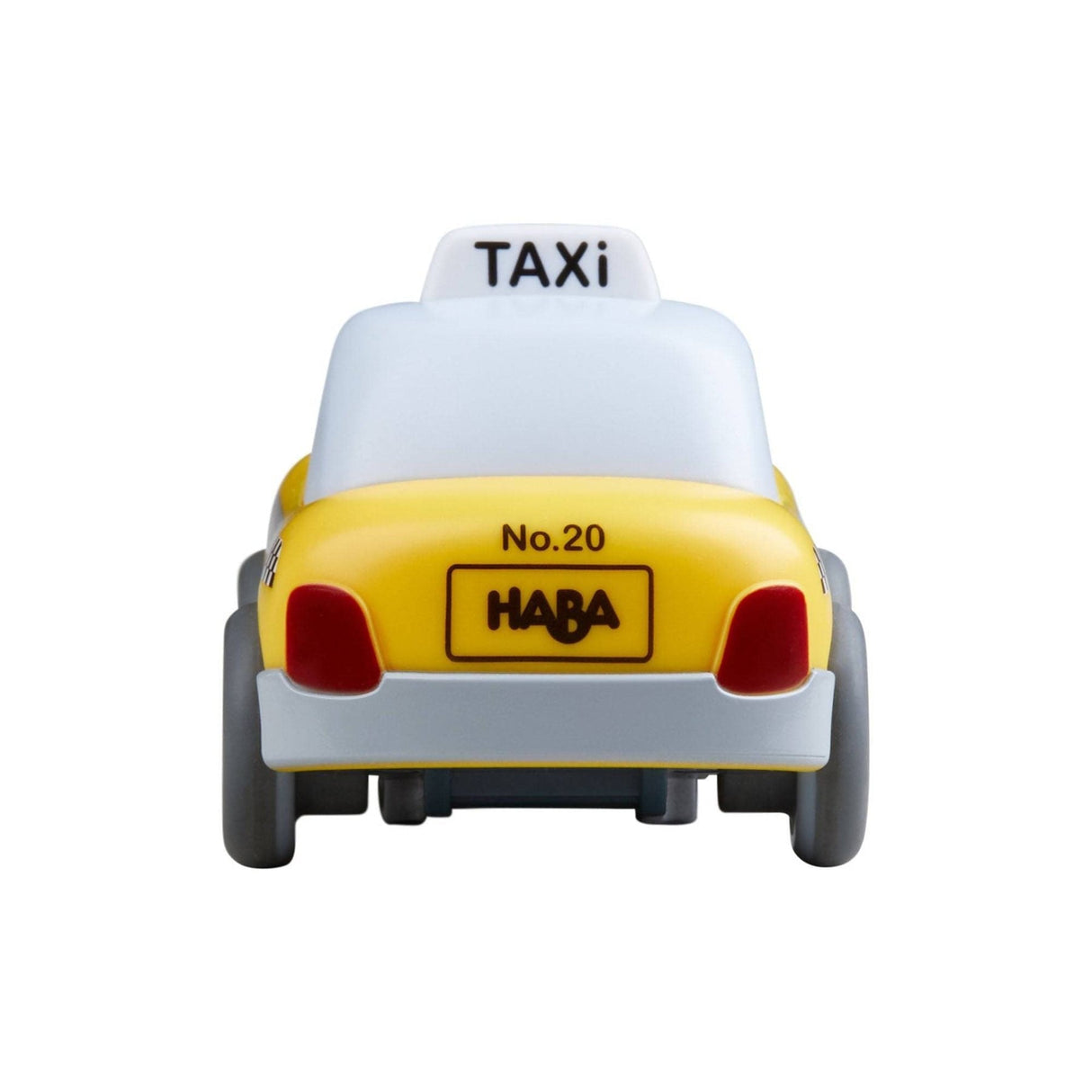 Haba Kullerbü - Taxi, Vehículo De Juguete Antracita/Blanco (Mate) 1306677001