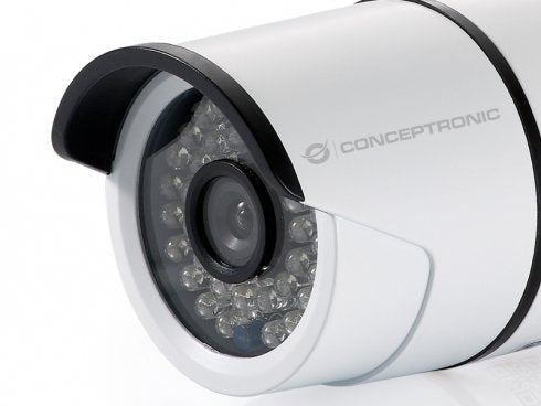 Camara Ip Conceptronic Jareth01w 1080p Qr Led Exterior / Interior Wifi Cloud Compatible Con Alexa