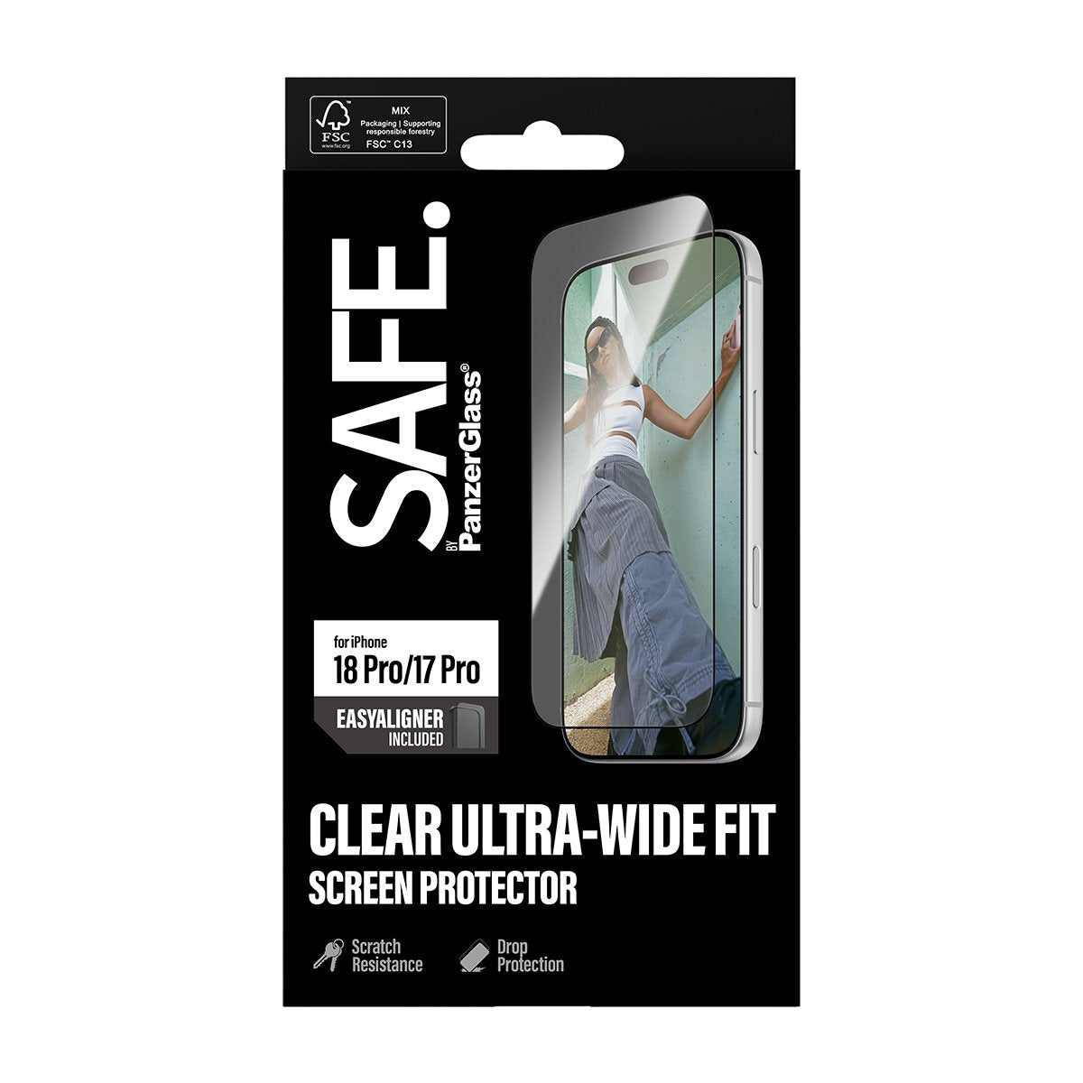Panzerglass Safe. Screen Protector Iphone 18 Pro/ 17 Pro