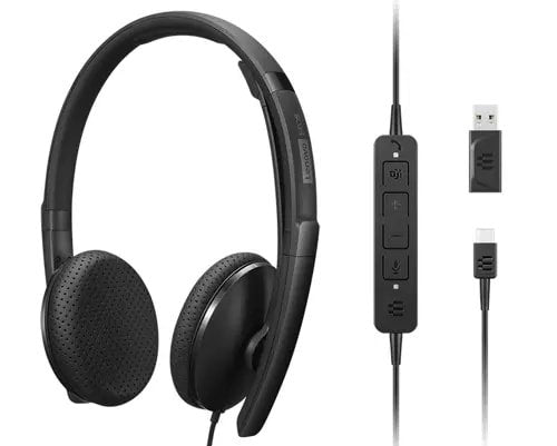 Auriculares Lenovo 4xd1m45626 Alámbrico Diadema Usb Tipo C Negro