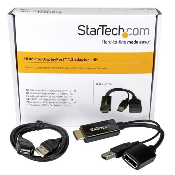 EAN 0065030861588 - StarTech.com HD2DP adaptador de cable de vídeo Negro imagen 6