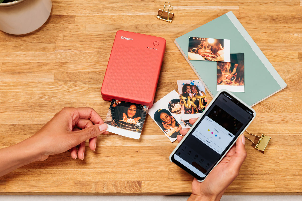 Canon Selphy Qx20 Bk Impresora De Foto Pintar Por Sublimación 287 X 287 Dpi 2.8" X 3.3" (7.2x8.5cm) Wifi