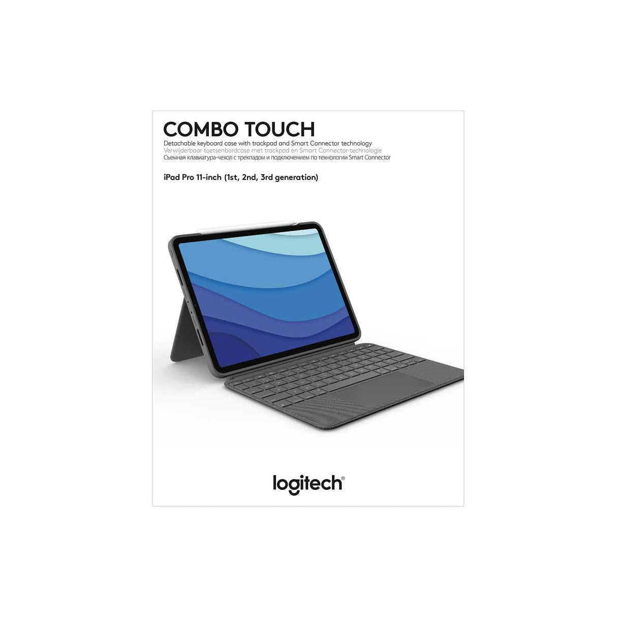 Logitech Combo Touch Funda Con Teclado Español Gris Para Ipad Pro 11" (1º/2º/3º Gen)