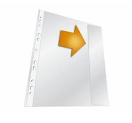 Durable Fundas Para Folletos A4 Con Solapa Pp 5 Piezas Transparenteee