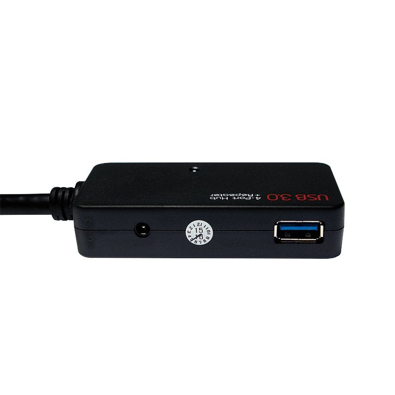 Usb 3.0 Cable, Usb-A M To 4x Usb-A F, Amplifier, Negro, 10 M