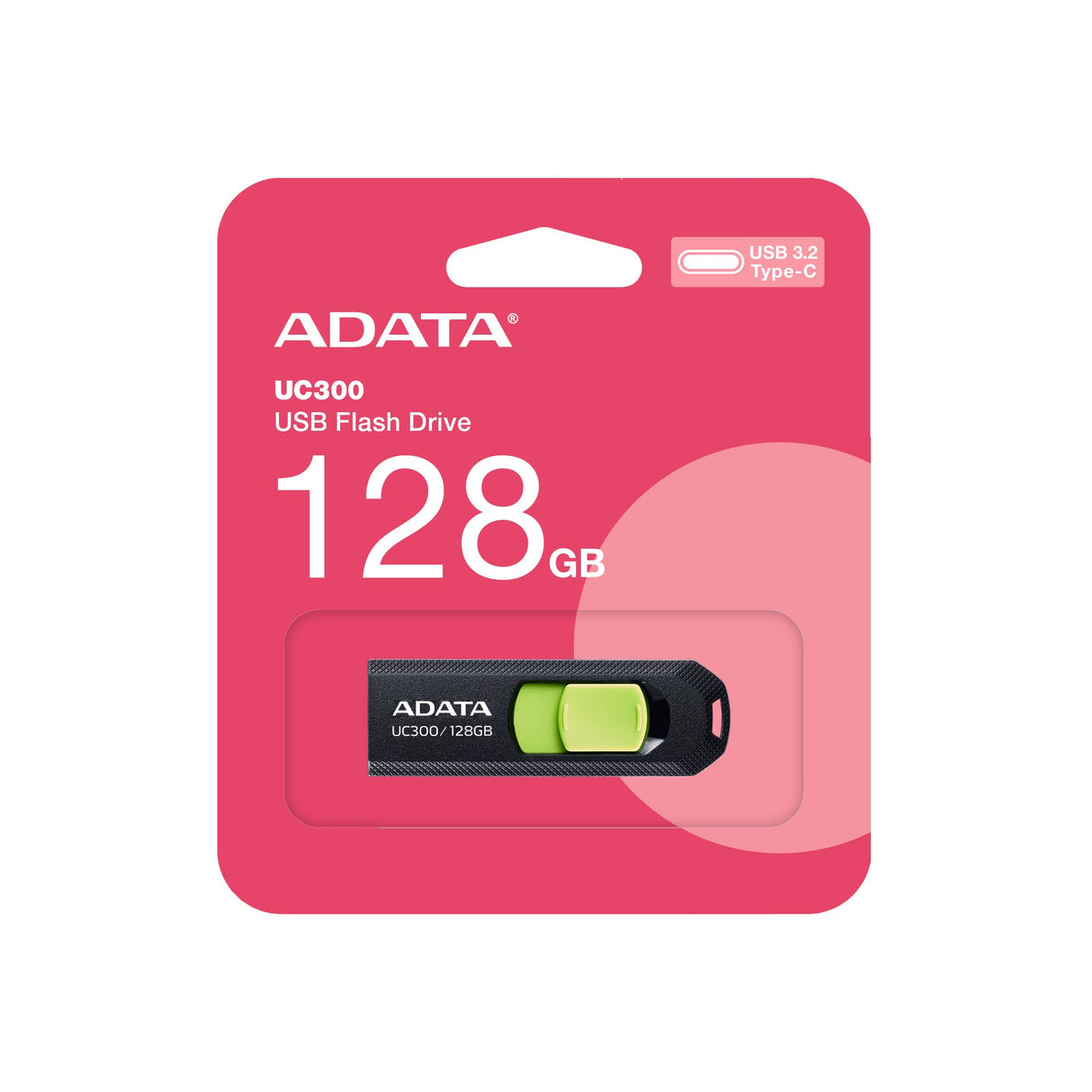 EAN 4711085939135 - ADATA ACHO-UC300-128G-RNB unidad flash USB 128 GB USB Tipo C 3.2 Gen 1 (3.1 Gen 1) Negro imagen 1
