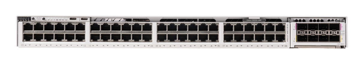 Cisco C9350-48p Conmutador L3 Gestionado 48 X 10/100/1000 (Poe) Sobremesa Montable En Rack Poe (1440 W)