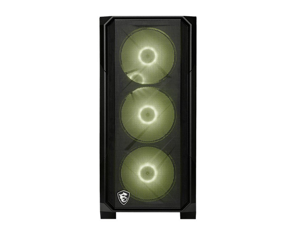 EAN 4711377386241 - MSI MAG FORGE M120R AIRFLOW carcasa de ordenador Mini Tower Negro, Transparente imagen 3