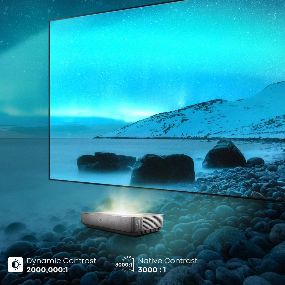 EAN 6942351409511 - Hisense 120L5ND proyector de TV Proyector de alcance ultracorto 2700 lúmenes ANSI DLP UHD 4K (3840x2160) imagen 14