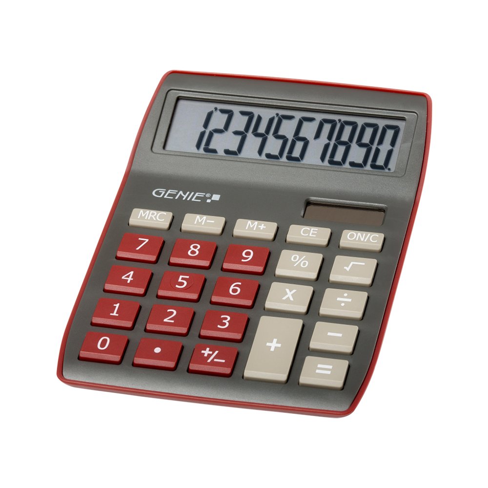 EAN 4015468126403 - Genie 840 DR calculadora Escritorio Pantalla de calculadora Rojo imagen 2