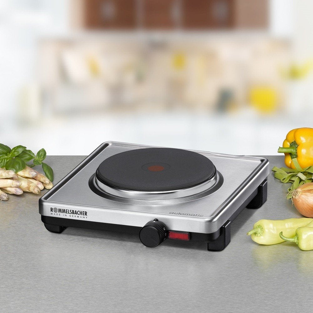 Placa De Cocción Rommelsbacher Ak 1599 Acero Inoxidable/Negro Ak 1599/E