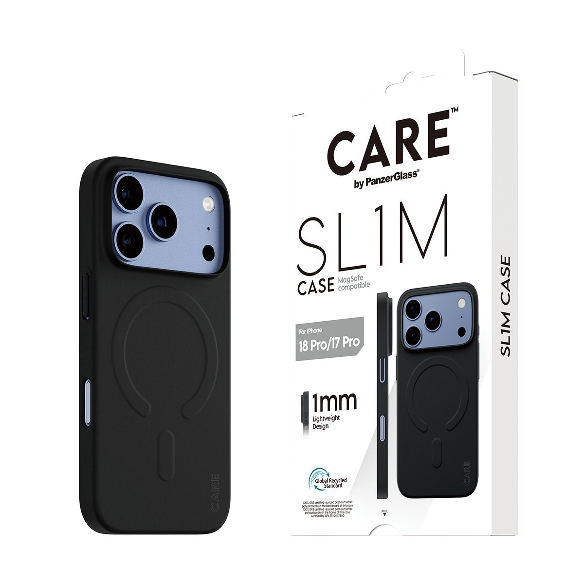 Care By Panzerglass Sl1m Case Negro M. Magsafe Iphone 17 Pro
