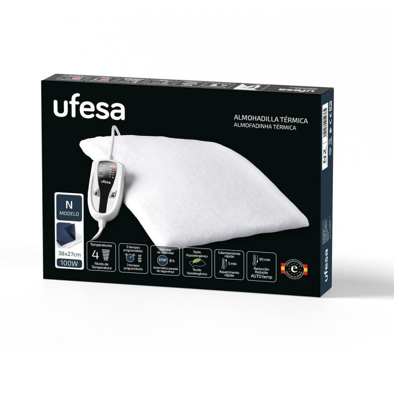 Ufesa 10105435 Manta Eléctrica 38 X 27 Cm 100 W