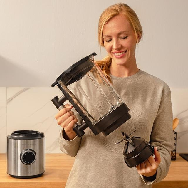 Batidora De Vaso Cecotec Grand Katana 18 Total Destroy B 2700w 5 Velocidades Capacidad 1.8l