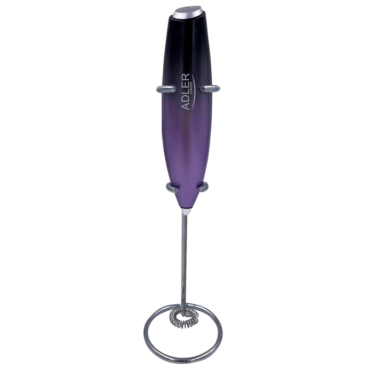 Adler Ad 4499 Espumador De Leche Con Soporte Negro Morado