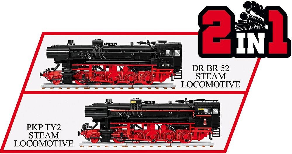 Juguete De Construcción Locomotora De Vapor Cobi Dr Br 52/Ty2 Escala 1:35 Cobi-6283