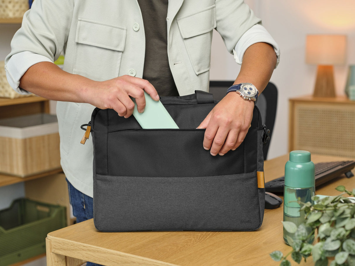 Maletín Trust Lisboa Para Portátiles Hasta 16' Negro