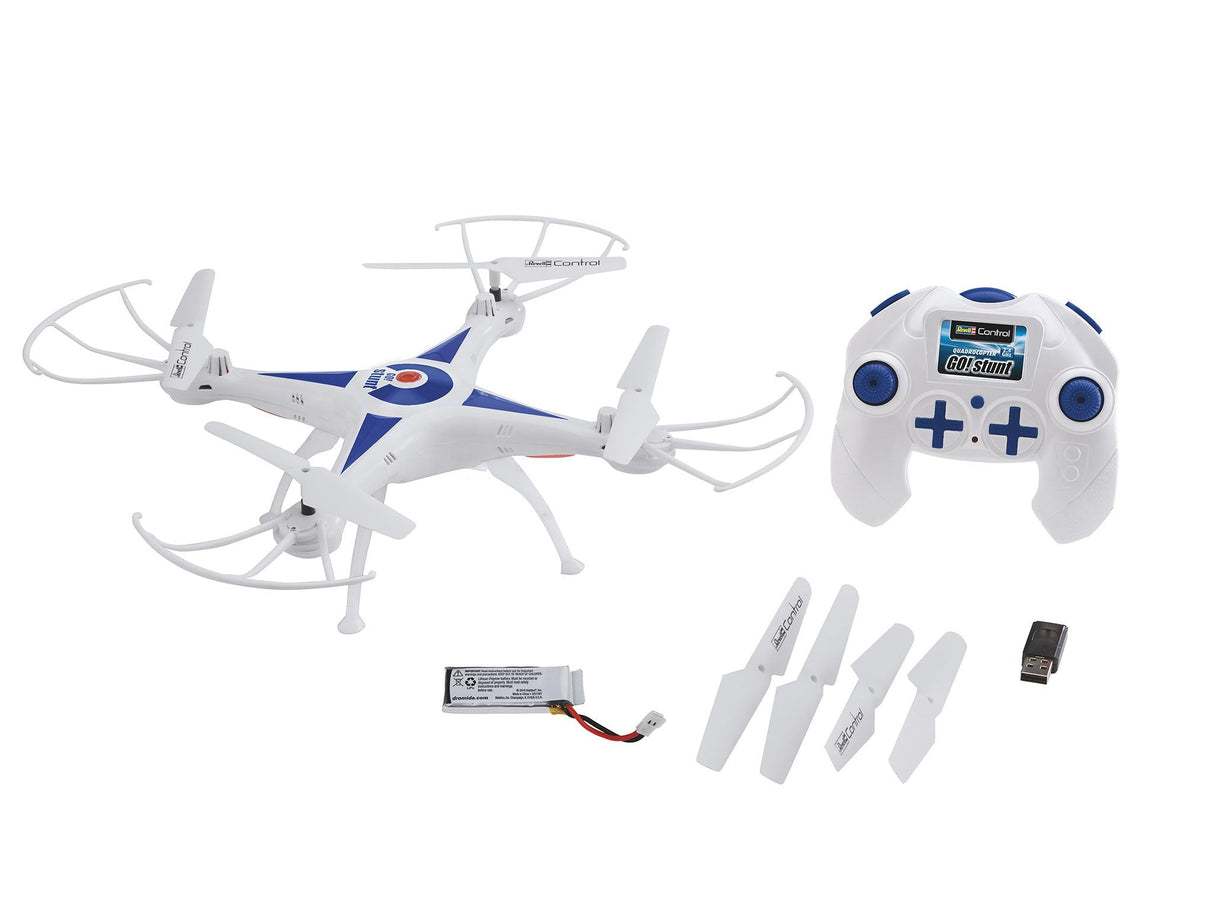 Revell Cuadricóptero Dron Blanco/Azul 23842