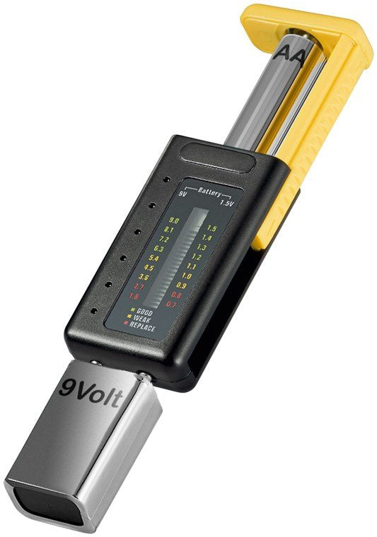 Tester De Pilas Con Display Aaa, Aa, 9v Goobay