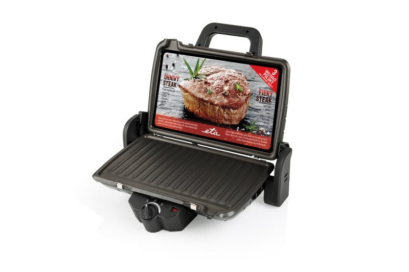 Barbacoa Eléctrica Eta415590000 Contacto, 1600 W, Negro