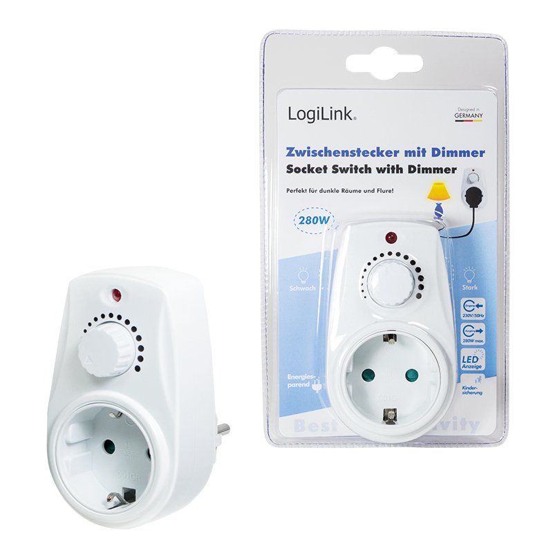 Logilink Pa0151 Regulador Regulador De Intensidad Montable Blanco