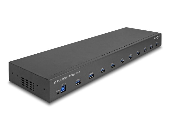 Delock 64240 Hub 19 De 10 X Usb 10 Gbps Tipo-A