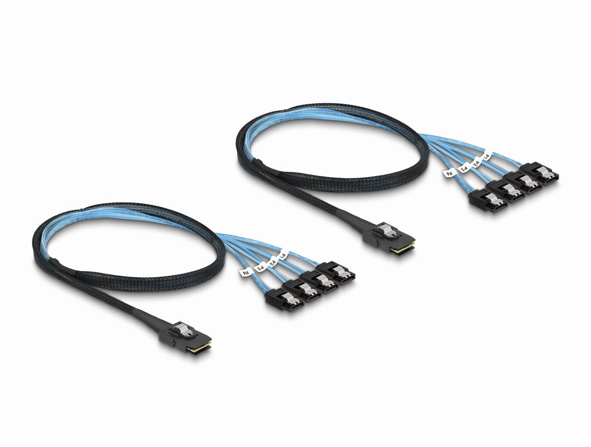 Delock Convertidor M.2 2280 Key B+M Macho A 8 X Sata