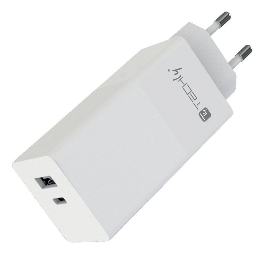 EAN 8059018367003 - Techly IPW-PD100W-WH cargador de dispositivo móvil Batería portátil, Smartphone, Tableta, Universal Blanc imagen 1