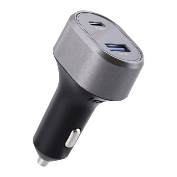 Cargador Allume Cigare T Nb 1x Usb-A Et 1x Usb-C 83w (Negro/Gris)