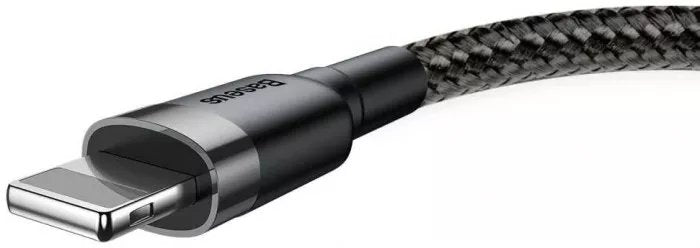 EAN 6953156275010 - Baseus CALKLF-CG1 cable de conector Lightning 2 m Gris, Negro imagen 1