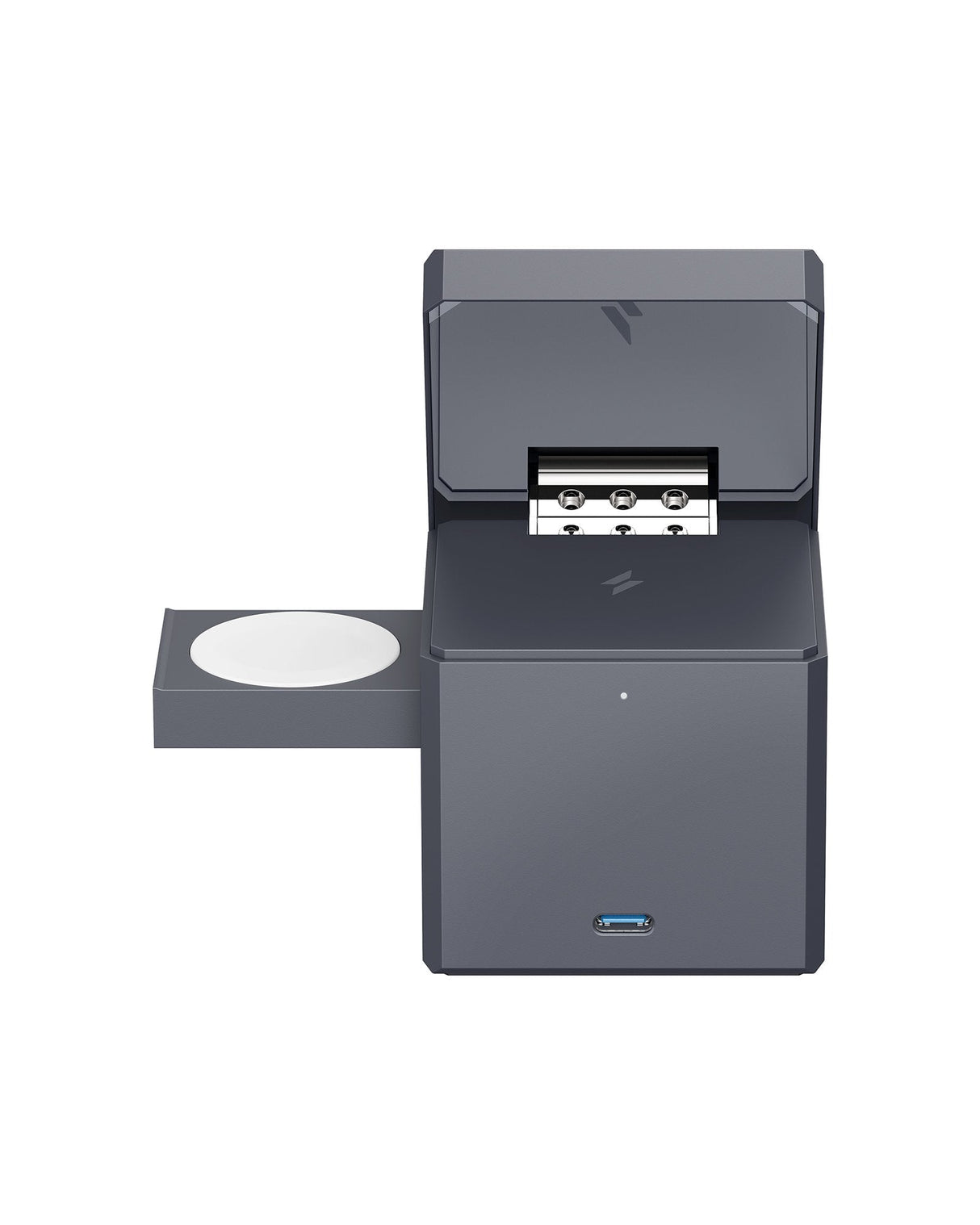 Cargador Anker 3 En 1 Con Magsafe Cubo Gris