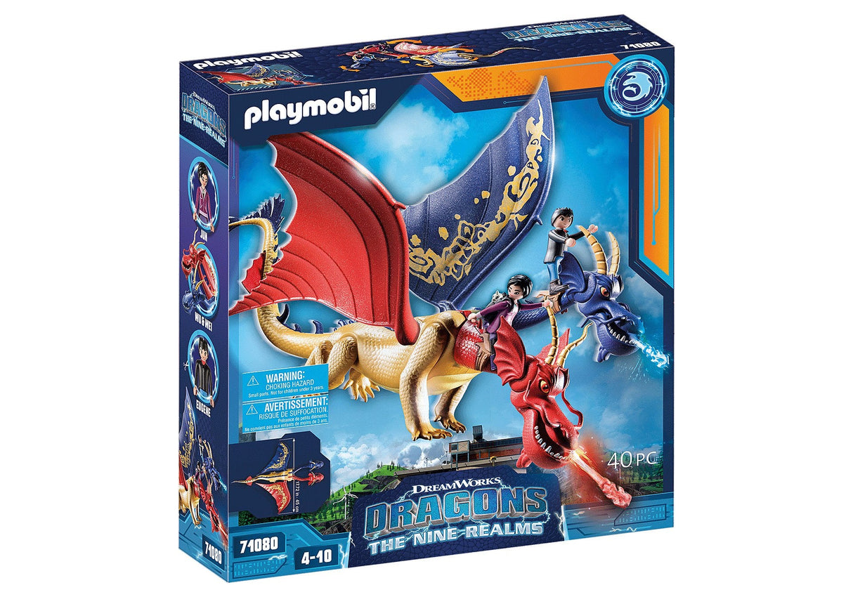 Playmobil 71080 Dragons: The Nine Realms - Wu & Wei, Konmruktionsspielzeug 71080