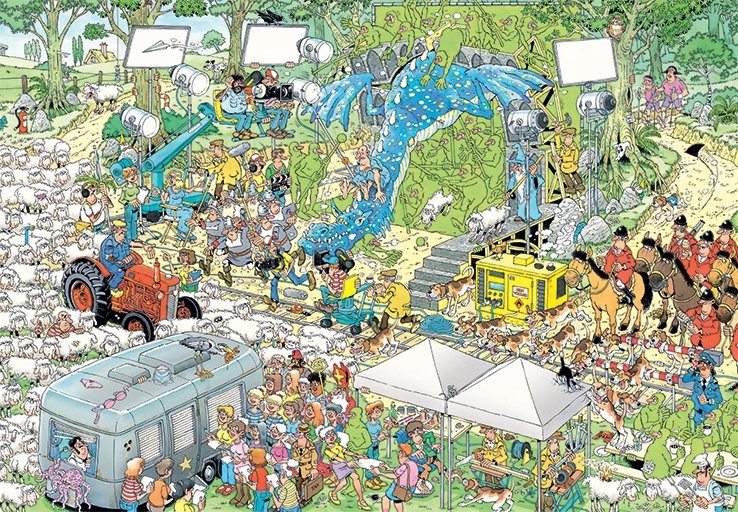 Jan Van Haasteren The Film Set 2000 Pcs Puzzle 2000 Pieza(S)