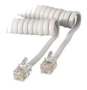 S-Conn 4m Rj10 Transparente, Blanco