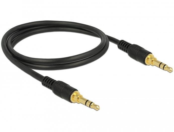 EAN 4043619855476 - DeLOCK 85547 cable de audio 1 m 3,5mm Negro imagen 3