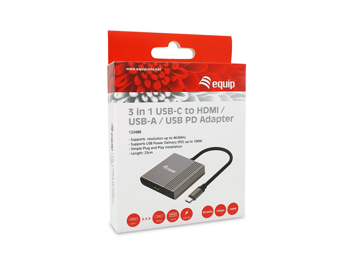 EAN 4015867228876 - Equip 133488 Adaptador gráfico USB 3840 x 2160 Pixeles Negro, Gris imagen 6