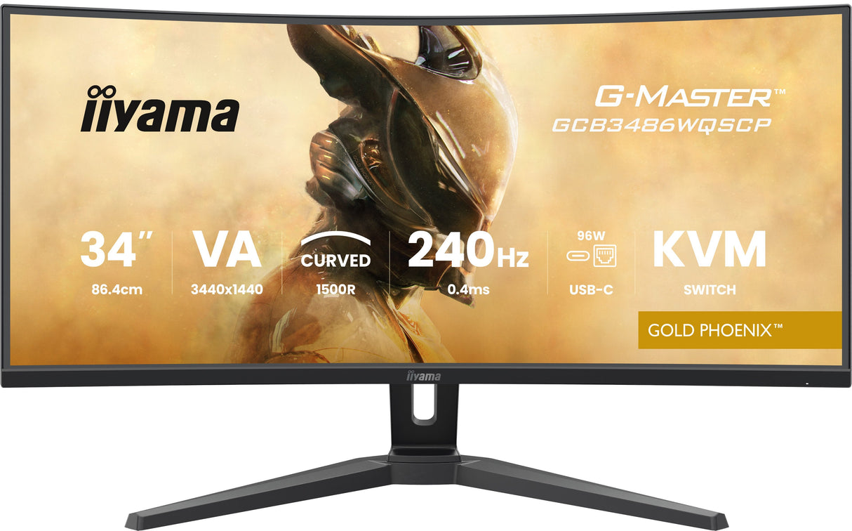 Monitor Gaming 34" Iiyama Gcb3486wqscp-B1 Negro