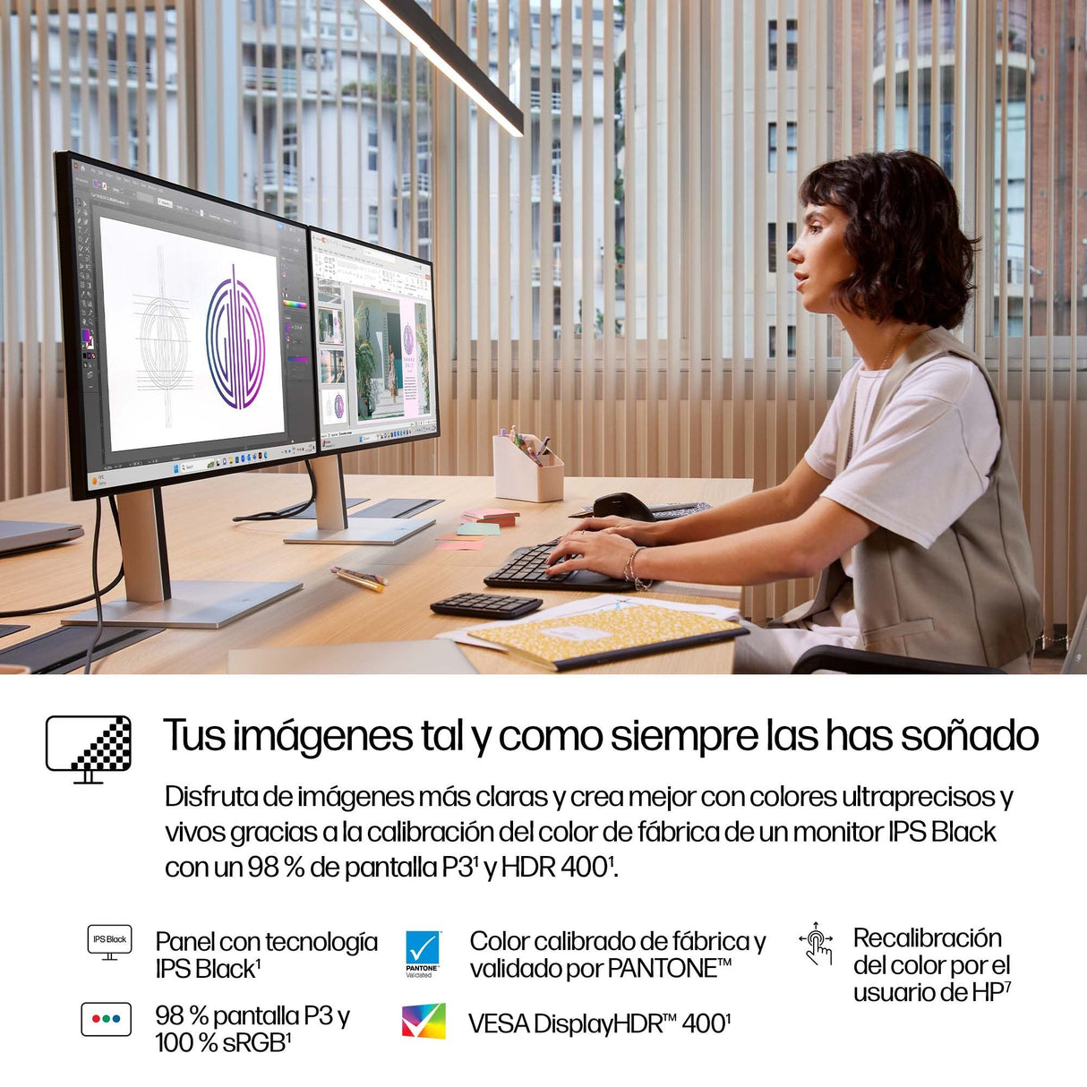 EAN 0198415142962 - HP Series 7 Pro 27 inch QHD Thunderbolt 4 Monitor - 727pu pantalla para PC 68,6 cm (27") 2560 x 1440 Pixe imagen 8