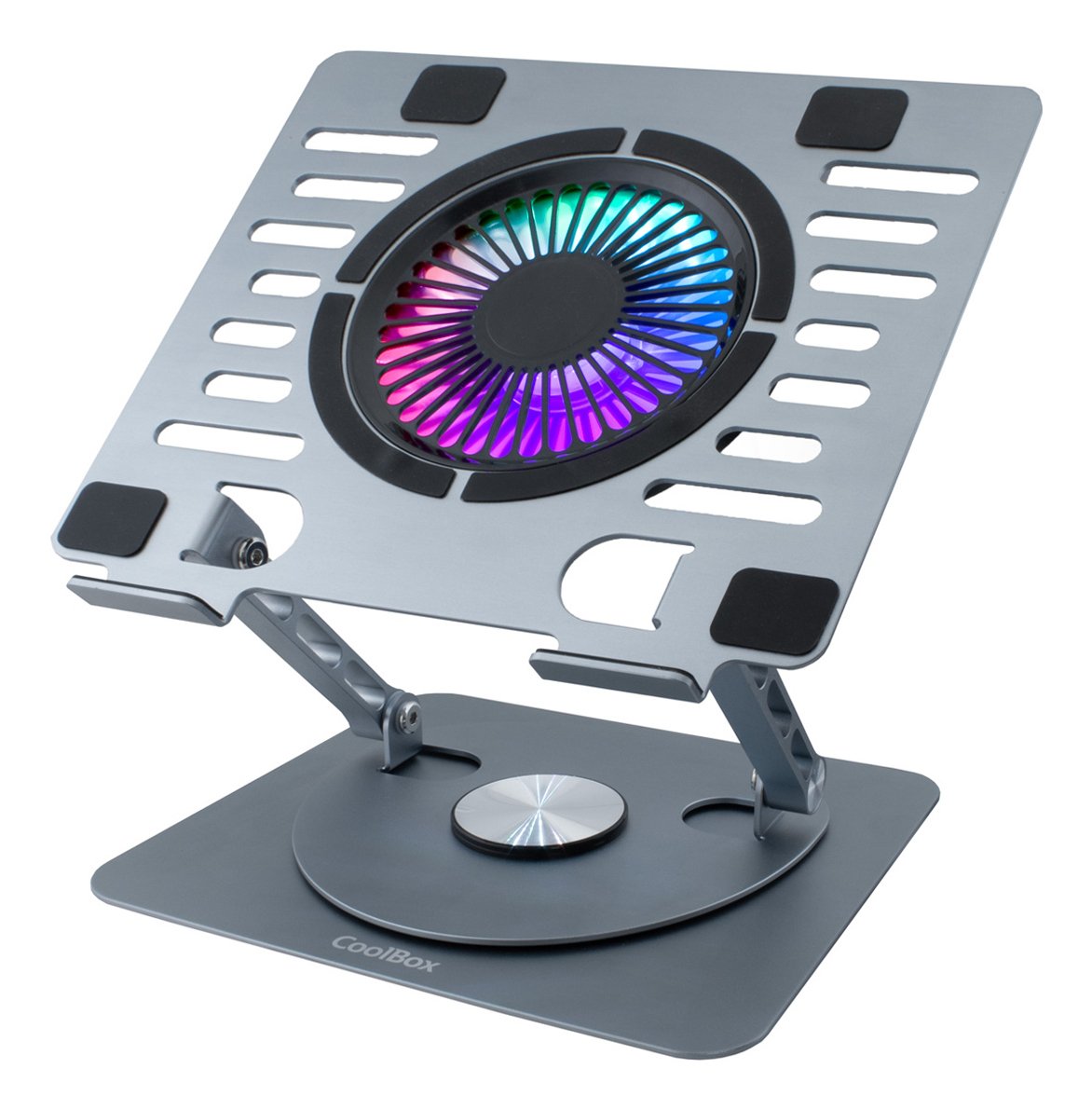 EAN 8436624420610 - CoolBox COO-NPC17-AV1 almohadilla fría 43,2 cm (17") 1000 RPM Plata imagen 1