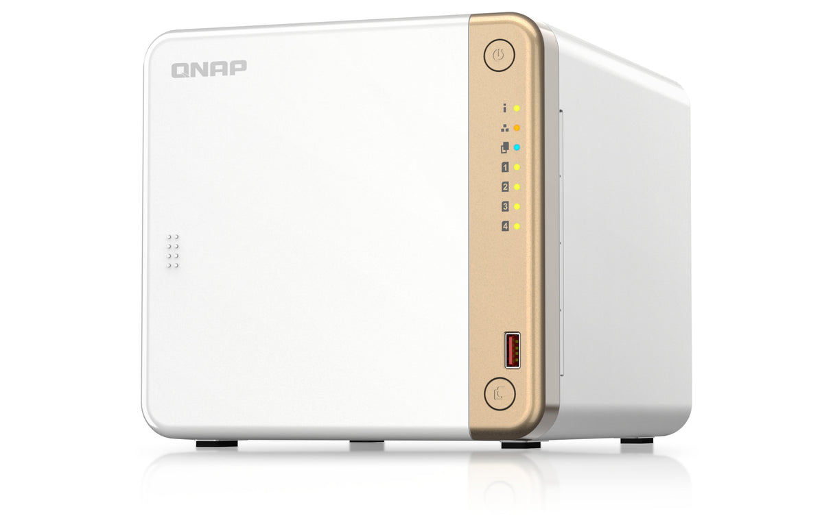 EAN 4711103080030 - QNAP TS-462-4G servidor de almacenamiento NAS Torre Intel® Celeron® N4505 4 GB DDR4 0 TB QNAP QTS Blanco imagen 8
