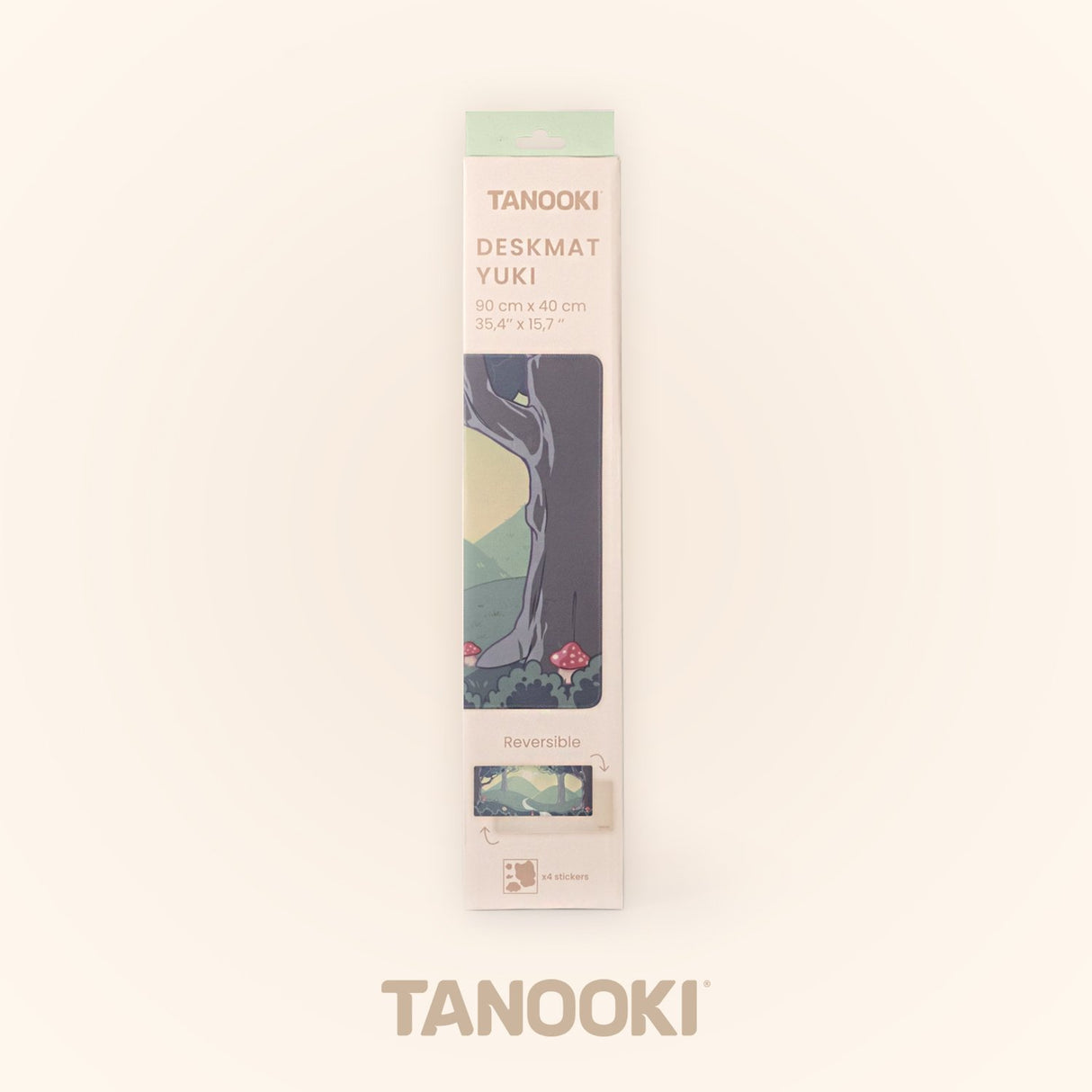 EAN 8436563094569 - TANOOKI TNK4002 alfombrilla para ratón Alfombrilla de ratón para juegos Crema de color, Verde, Pino imagen 4