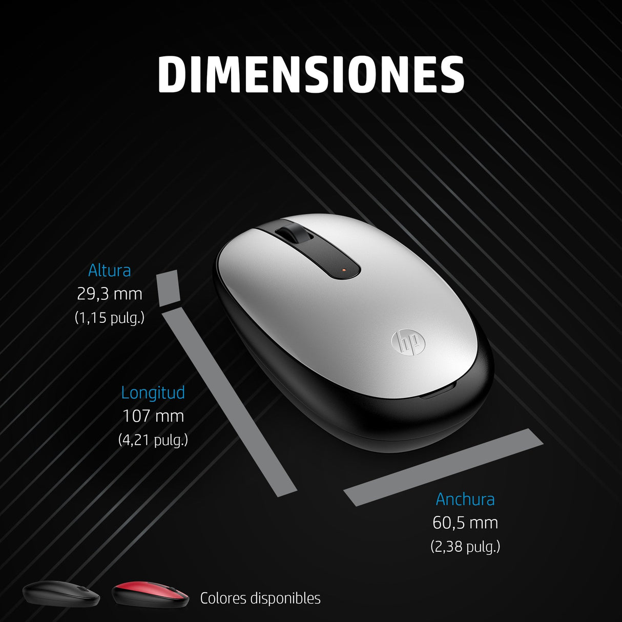 EAN 0197029744302 - HP 240 Lunar White Bluetooth Mouse ratón Ambidextro Óptico 1600 DPI imagen 7