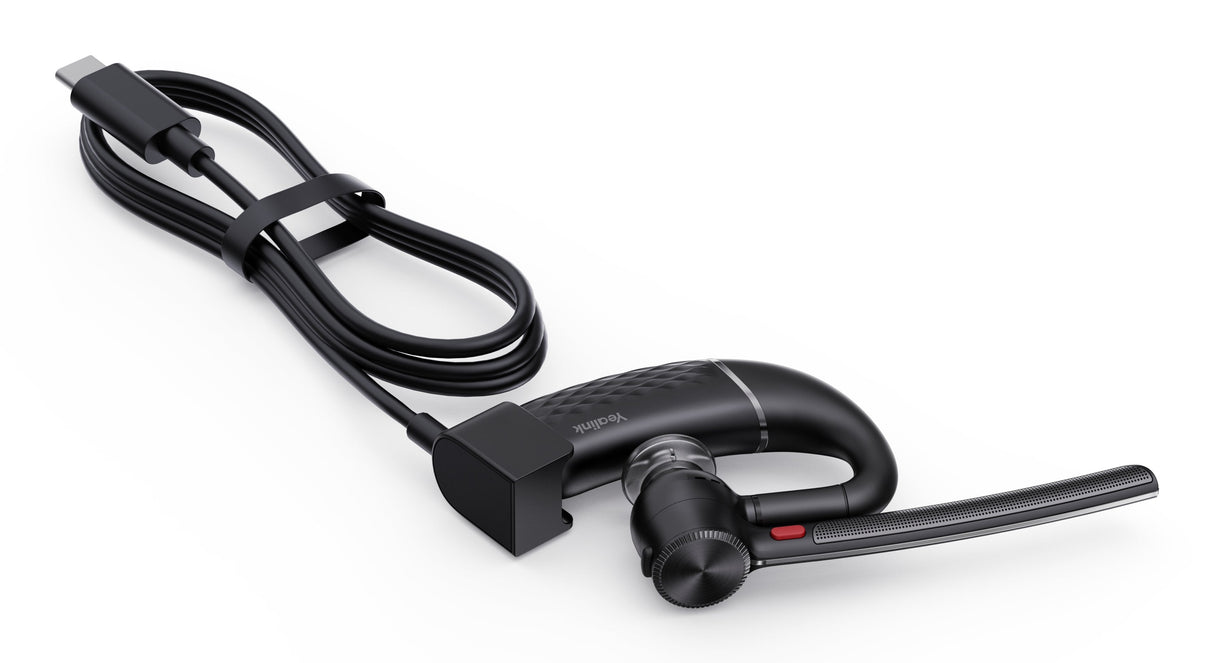 Yealink Bh71 Lite Inalámbrico Y Alámbrico Gancho De Oreja Usb Tipo C Bluetooth Negro