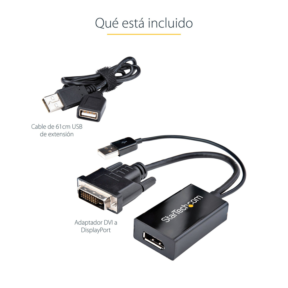 EAN 0065030875851 - StarTech.com DVI2DP2 adaptador de cable de vídeo 0,254 m Negro imagen 15
